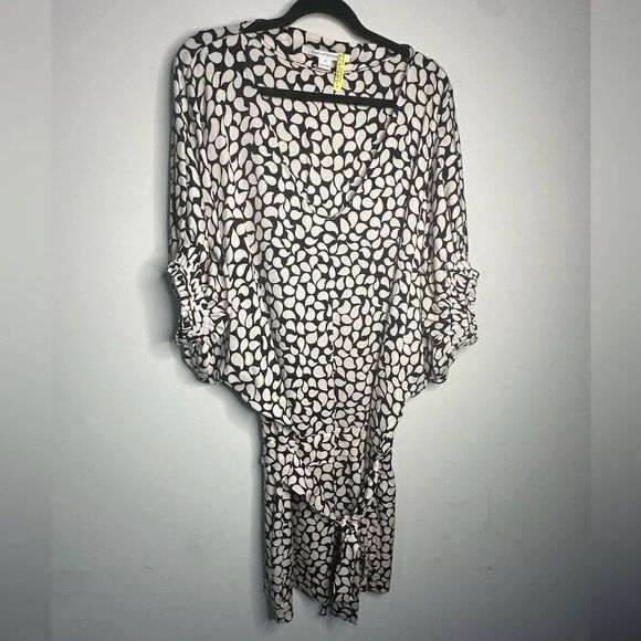 DVF Edna Silk Dress Size 12 - Picture 4 of 6